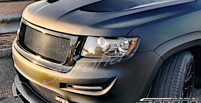 Custom Jeep Grand Cherokee  SUV/SAV/Crossover Grill (2011 - 2013) - $275.00 (Part #JP-002-GR)